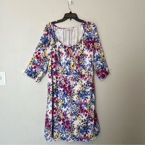 Old Navy‎ Half Sleeve Floral Knee Length Dress